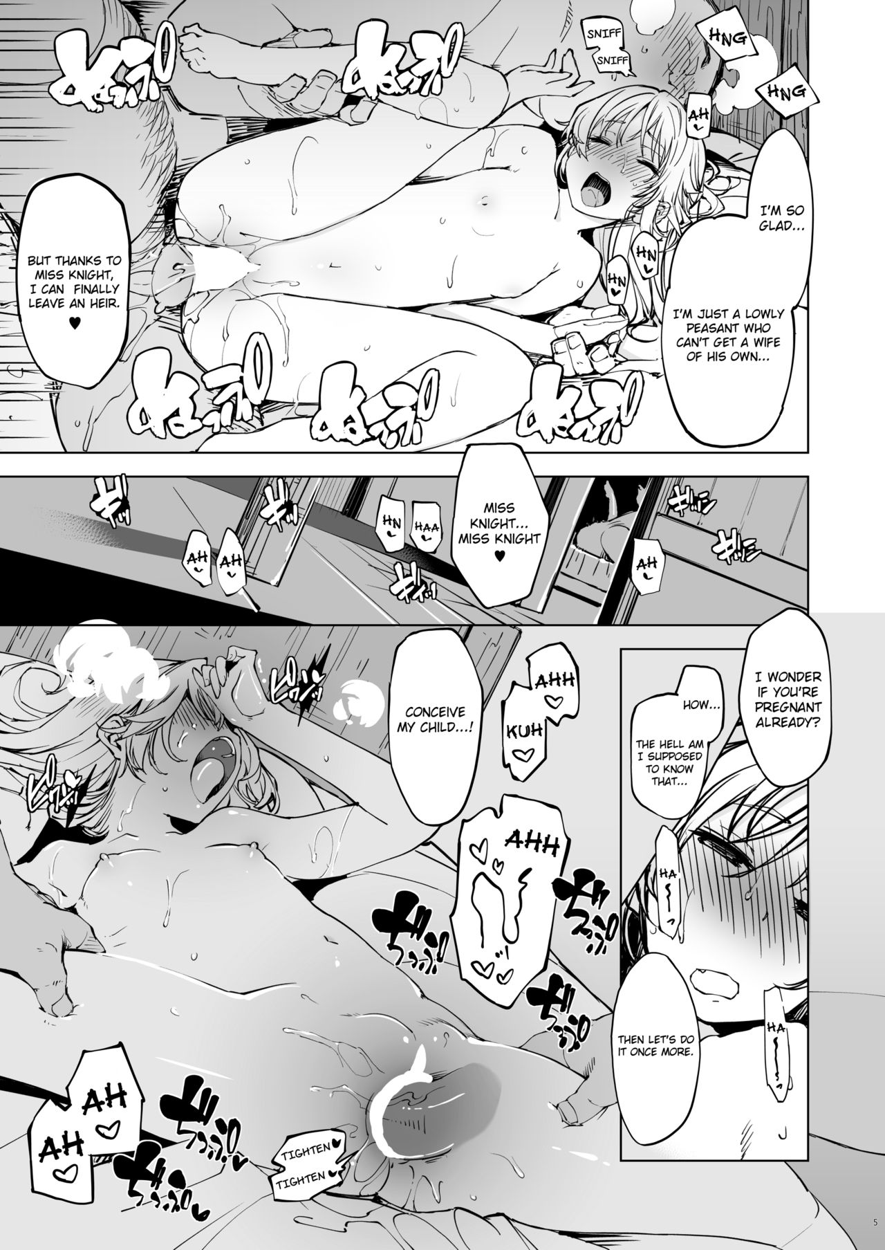 [Xration (mil)] Mordred ga Oji-san to | Mordred and the Old Man (Fate/Grand Order) [English] [sureok1] [Digital] page 5 full