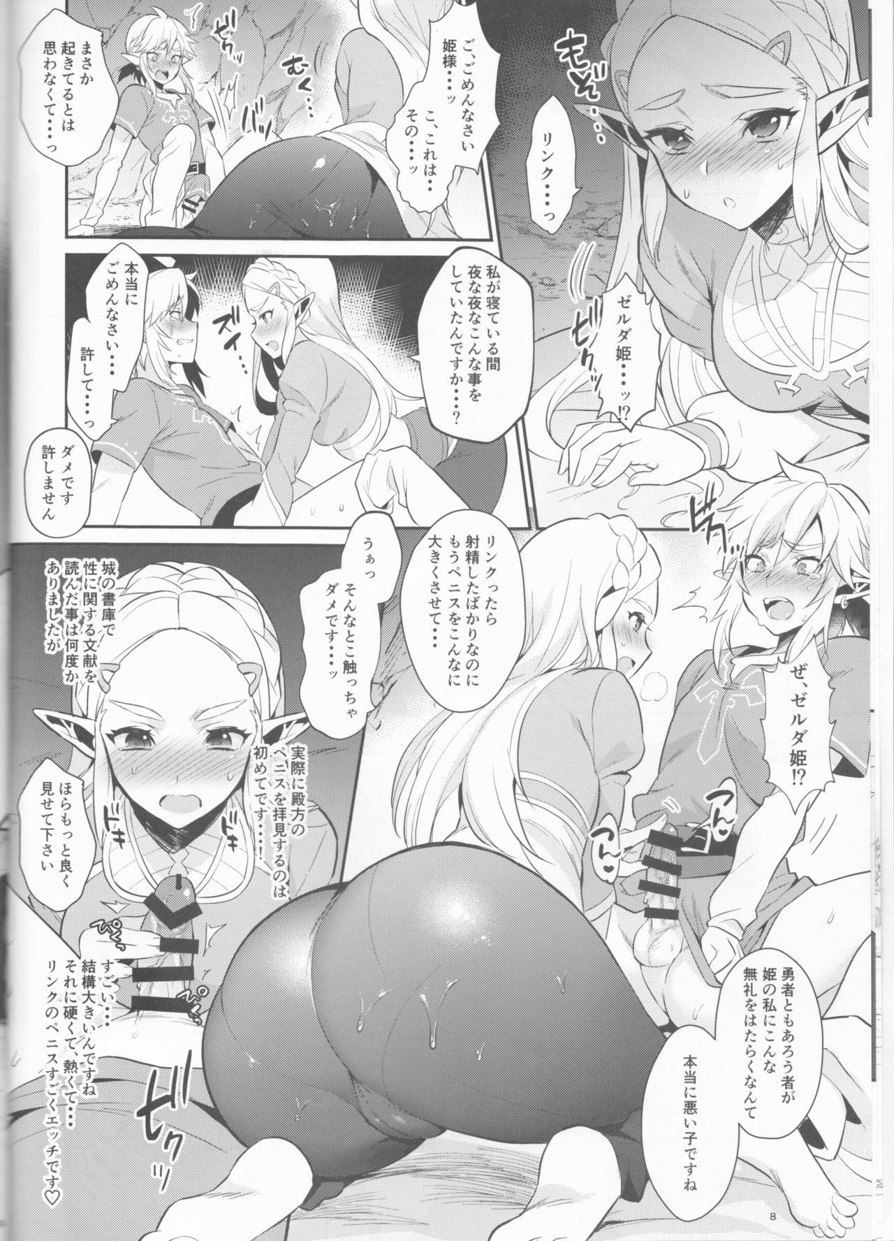 (C93) [Morittokoke (Morikoke)] Hyrule Hanei no Tame no Katsudou! (The Legend of Zelda) page 9 full