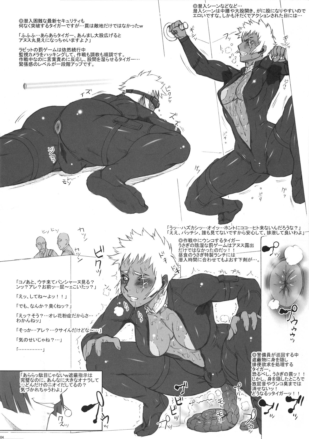 (C90) [Niku Ringo (Kakugari Kyoudai)] NIPPON TIGER & RABBIT page 4 full