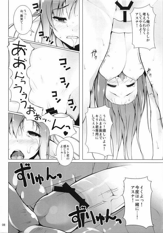 (C83) [waterwheel (Shirota Dai)] LIMIT BREAK!! (Sword Art Online) page 7 full