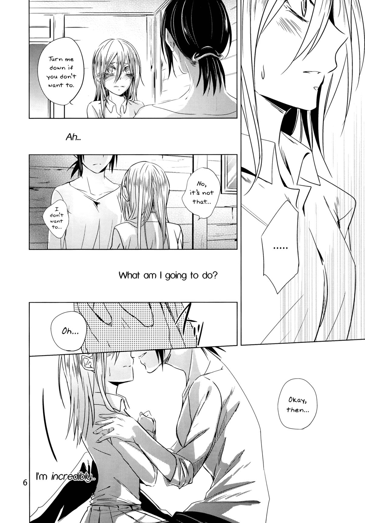 (C86) [Komorebitei (Sora)] Hatsutaiken. | Their First Time (Shingeki no Kyojin) [English] [Yuri-ism] page 7 full