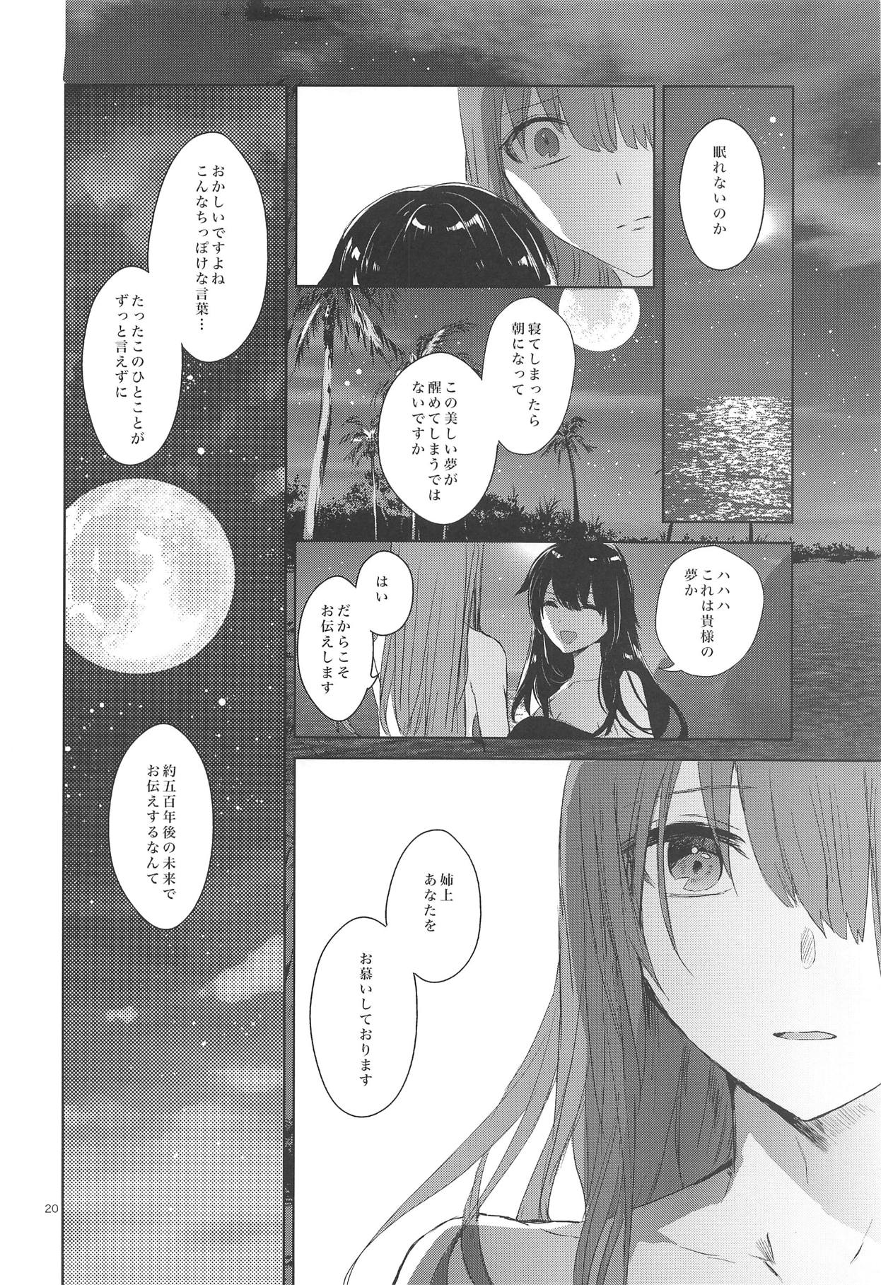 (COMIC1☆14) [Southern Blue Sky (rioka)] Himegoto wa Tokonatsu no Yoru ni (Fate/Grand Order) page 19 full