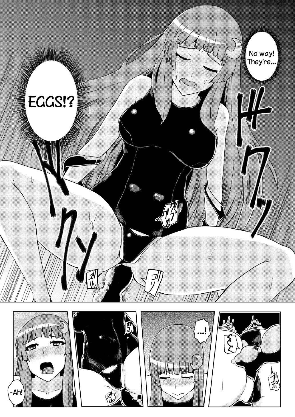 (C82) [Ishimura-ya (Ishimura)] Sukumizu Patchouli Shokushu Jigoku | School Swimsuit Patchouli - Tentacle Hell (Touhou Project) [English] {Sharpie Translations} page 24 full