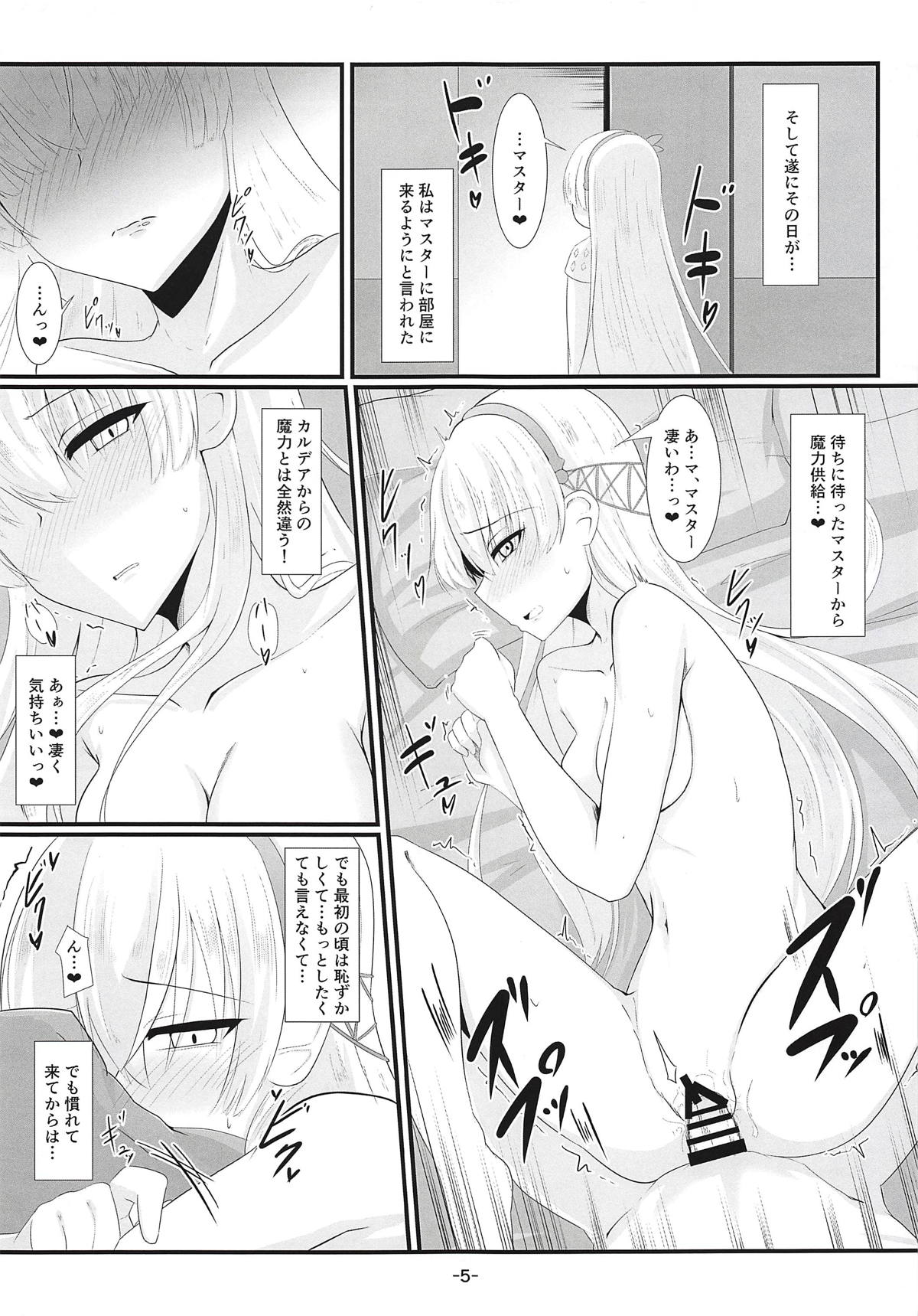 (COMIC1☆14) [Nigatsu Umare (Sawaki Koma)] Master no Shite Kureru Maryoku Kyoukyuu ga Daisuki na Anastasia (Fate/Grand Order) page 4 full