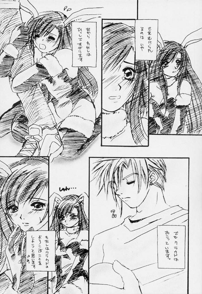 (C59) [Nanabangai No Tengoku (Shiina Haduki)] Usagi No Hitorigoto (Final Fantasy VII) page 8 full