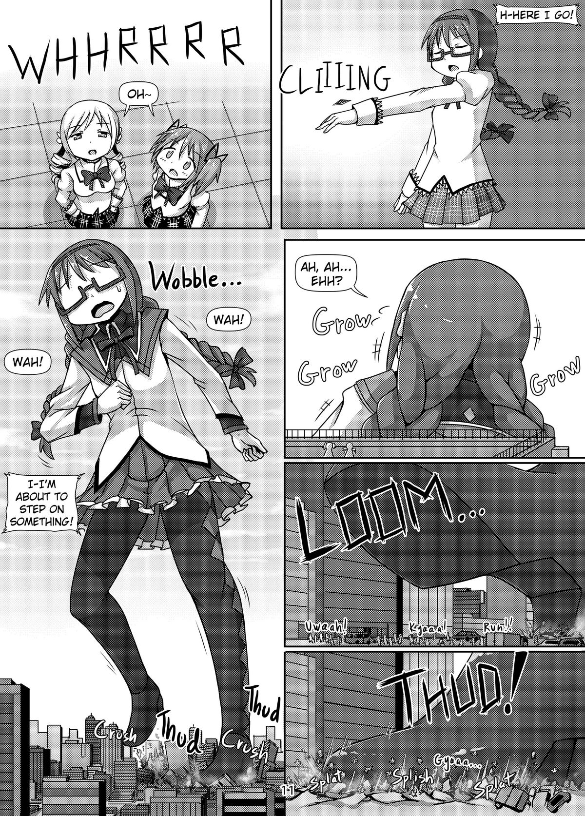 [Ochikonium (Terada Ochiko)] Kyodaika Mahou mo Arundayo!! - Gigantization Magic Exist Too!! (Puella Magi Madoka Magica) [Japanese, English] [Digital] page 28 full