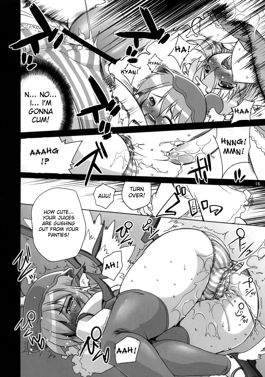 (C73) [Albatross (Mei, Nikusyo)] Yosuzume no Saezuri |The Night Sparrow’s Chirps (Touhou Project) [English] {desudesu} page 16 full