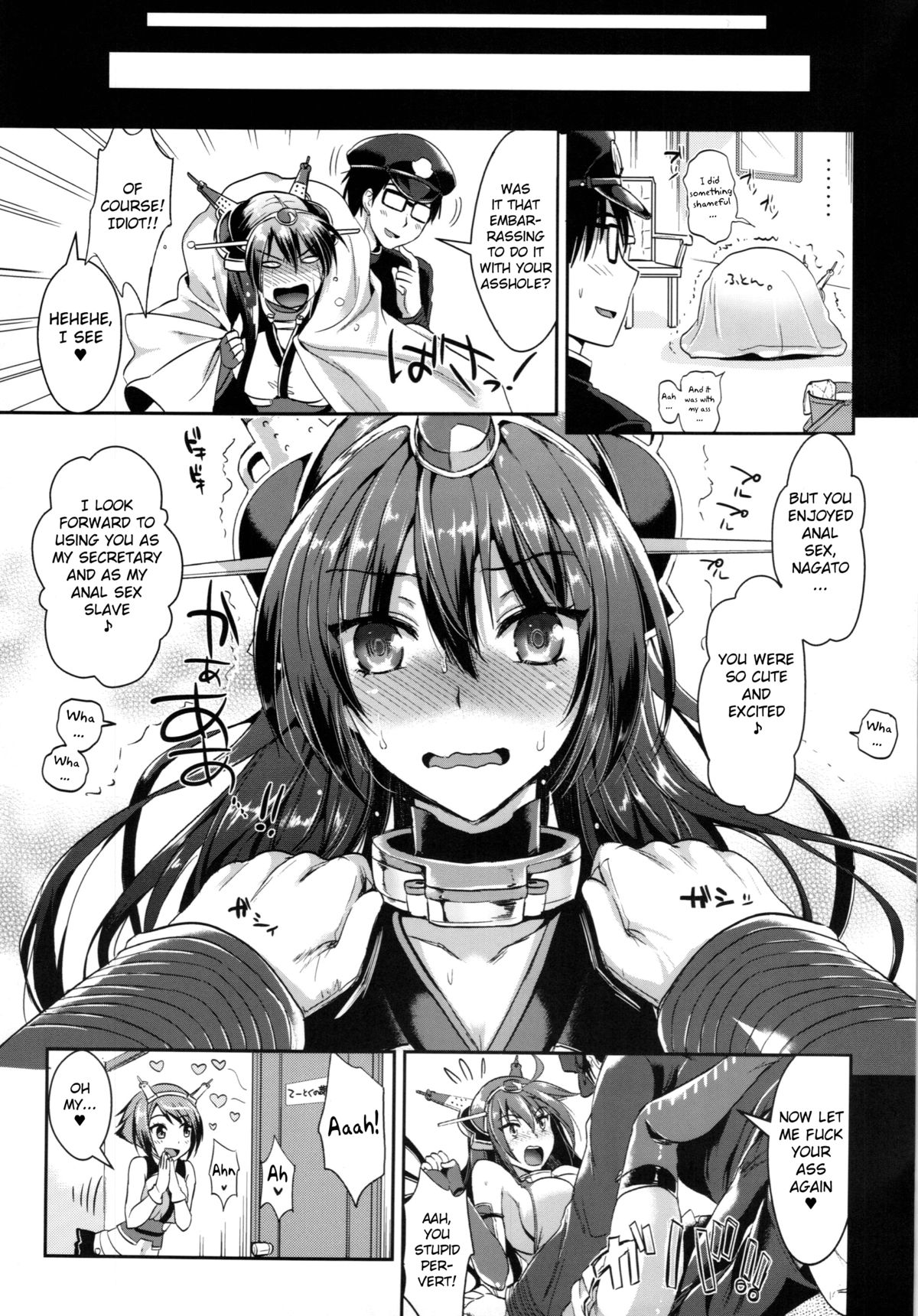 (C85) [YURIRU-RARIKA (Kojima Saya, Lazu)] Senkan Nagato to Hentai Teitoku | Battleship Nagato and Perverted Admiral (Kantai Collection -KanColle-) [English] [MintVoid] page 33 full