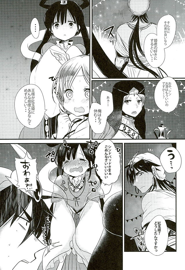 (HaruCC21) [Mamedaifukuya (Mameko)] Koiyoi no Utage (Magi) page 7 full