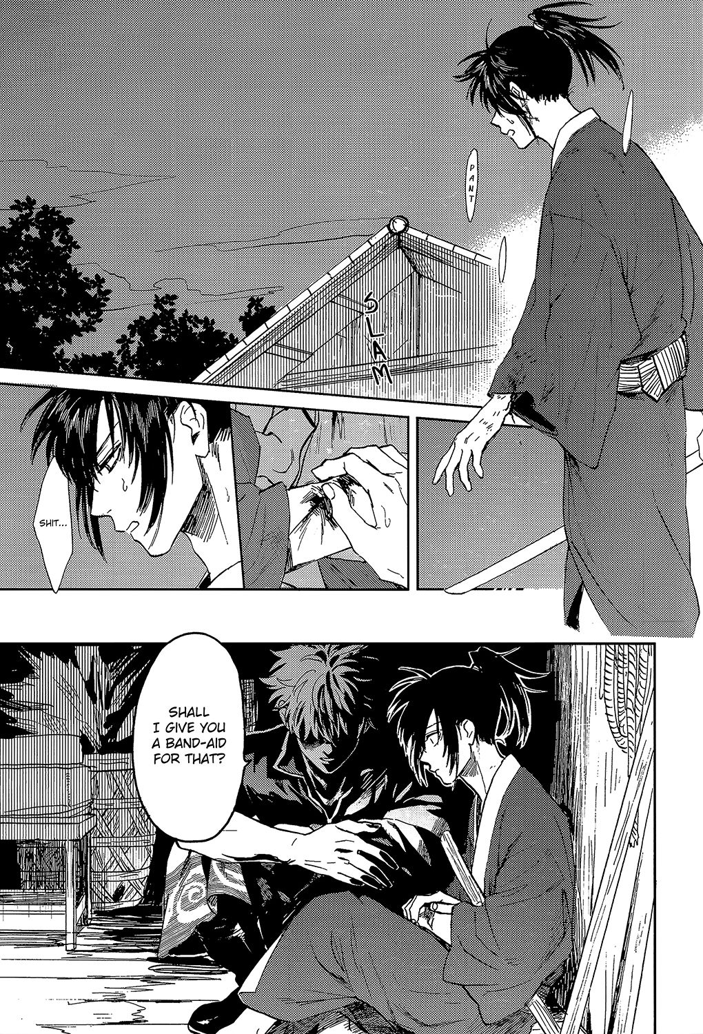 (C94) [Gekirin (Syaku)] Yowacchimauze | Become Weak (Gintama) [English] [Baragaki Scans] page 3 full