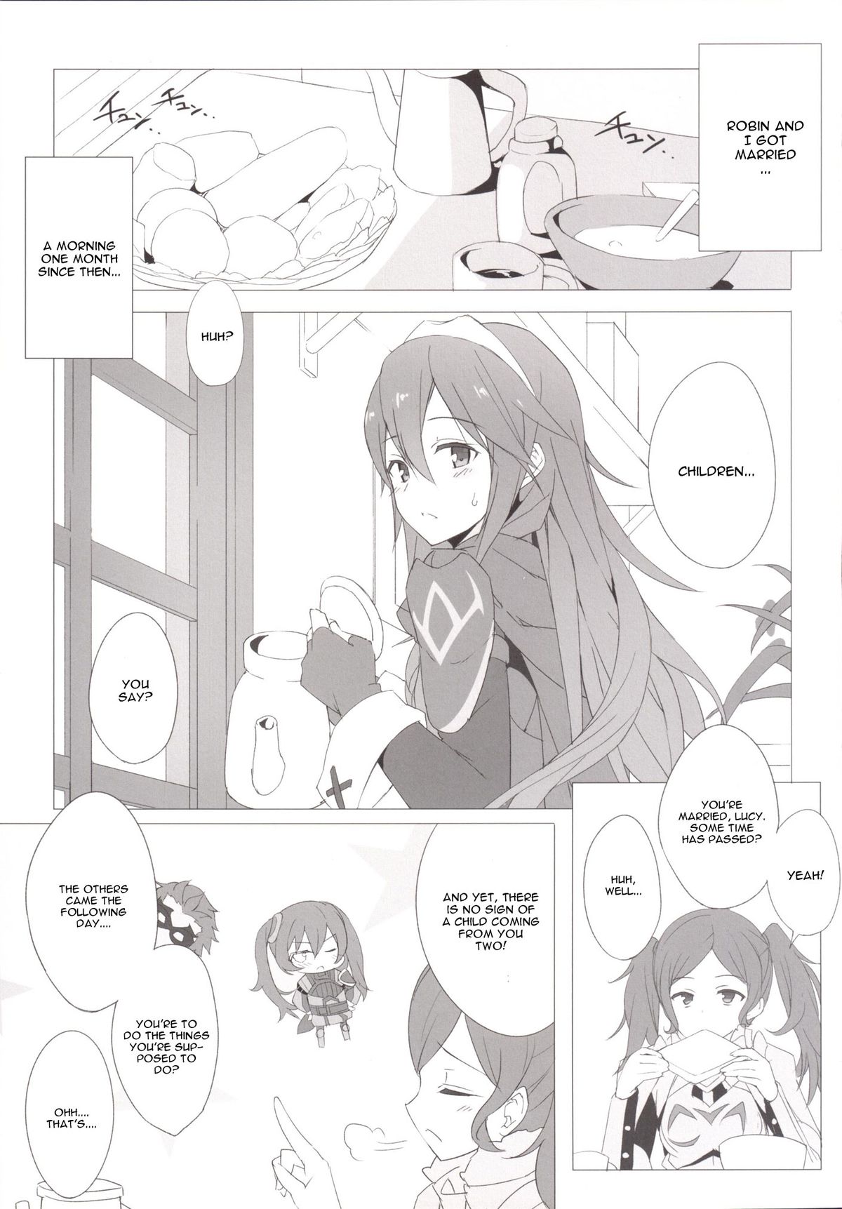 [Shinkai Hikou (Okino Ryuuto)] Boku to Lucina no Shinkon Seikatsu (Fire Emblem Awakening) [English] [CGRascal] [Digital] page 4 full