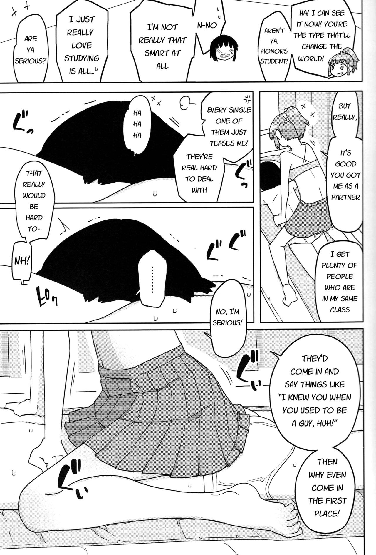 (C91) [Semimogura (Yoshiie)] TS Danshikou Fuzokuchuu Doutei Massage-bu | TS Boys School's Virgin Massage Club [English] page 6 full