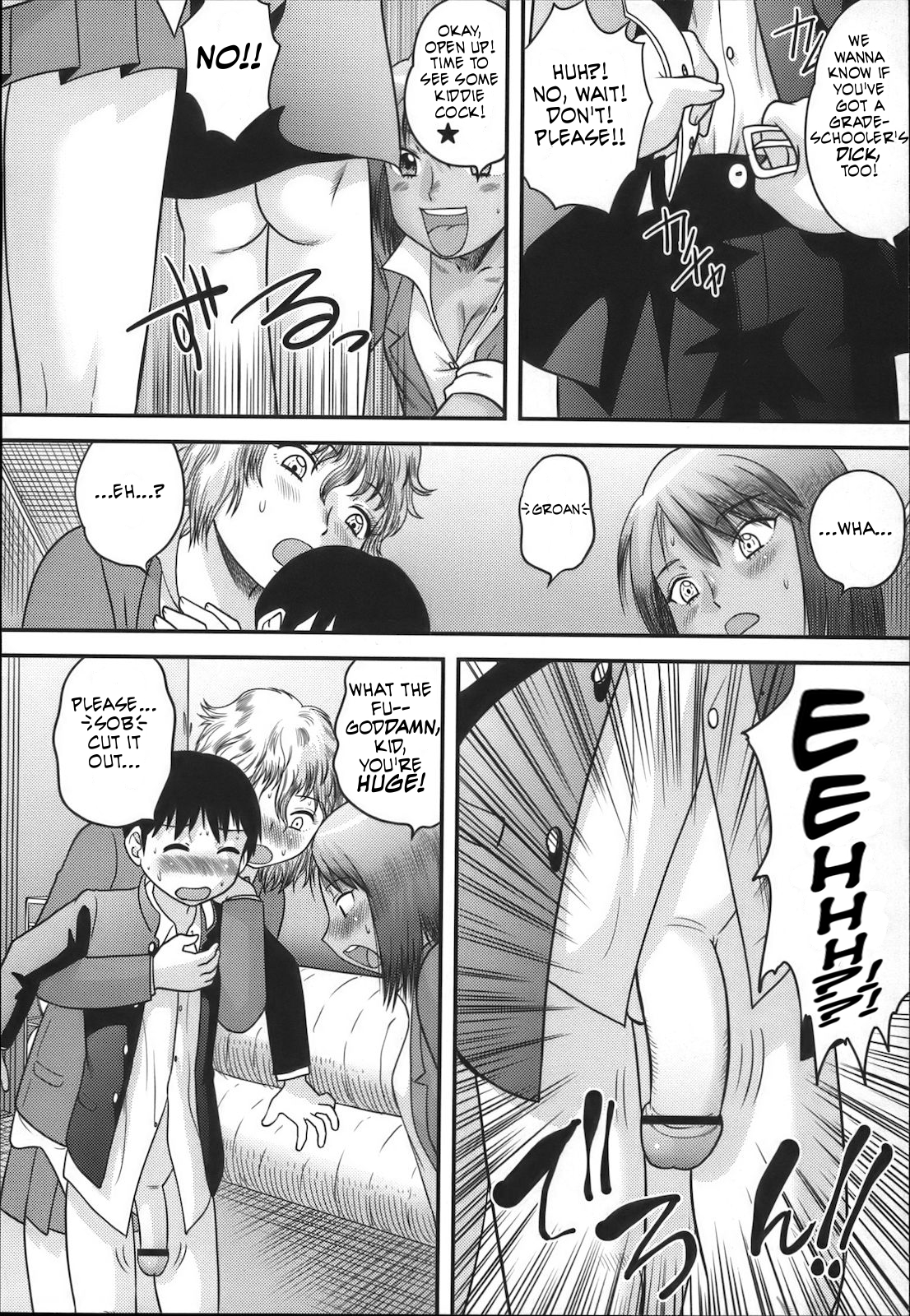 [Juan Gotoh] Yankee Onna to Shota | Two (Yankee) Girls, One Shota (COMIC Masyo 2012-12) [English] [JT Anonymus] page 4 full