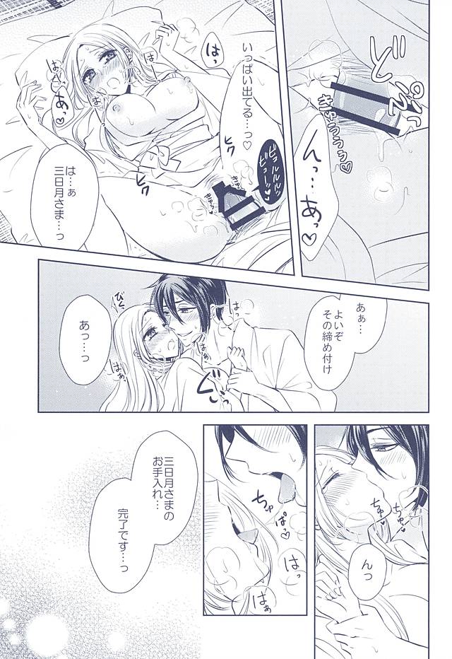 (Hyattou Ryouran ~Kimi no Heart o Shirahadori~) [Fujitomomo (Aoi)] Midareba (Touken Ranbu) page 7 full