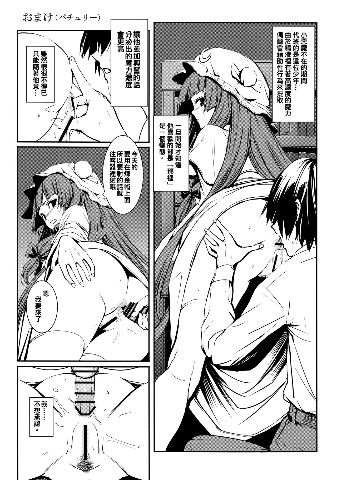 (Reitaisai 13) [Susano Arashi (Takemori Shintarou)] MASTER GIRL (Touhou Project) [Chinese] [oo君個人漢化] page 19 full