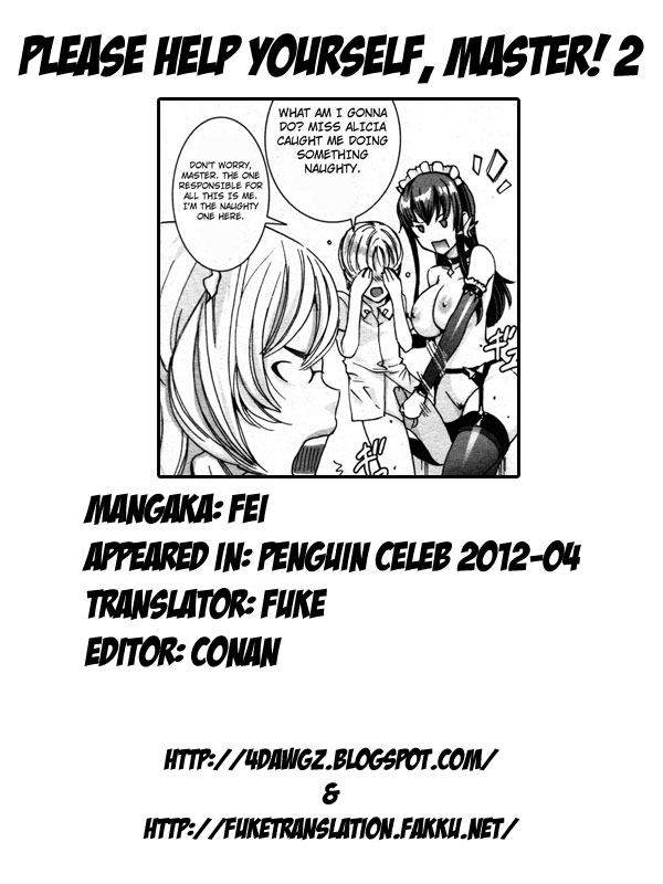 [Fei] Takusan Meshiagare Goshujin-sama | Please Help Yourself, Master! Ch. 1-9 [English] [4dawgz + FUKE, Mumei + Funeral of Smiles + TV] page 32 full