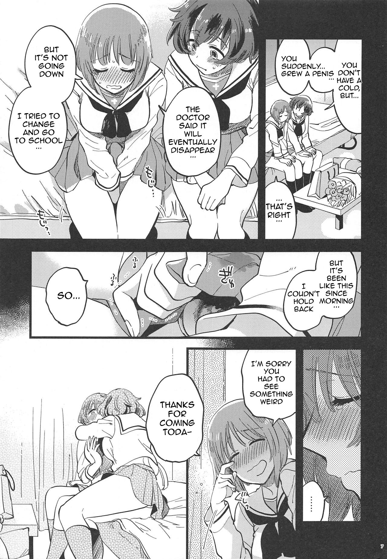 (C95) [Sonotaozey (Yukataro)] Nishizumi-dono ni Haete Shimatte mo Aishite Orimasu! | I will still love Nishizumi-dono Even If She Grew One! (Girls und Panzer) [English] page 7 full