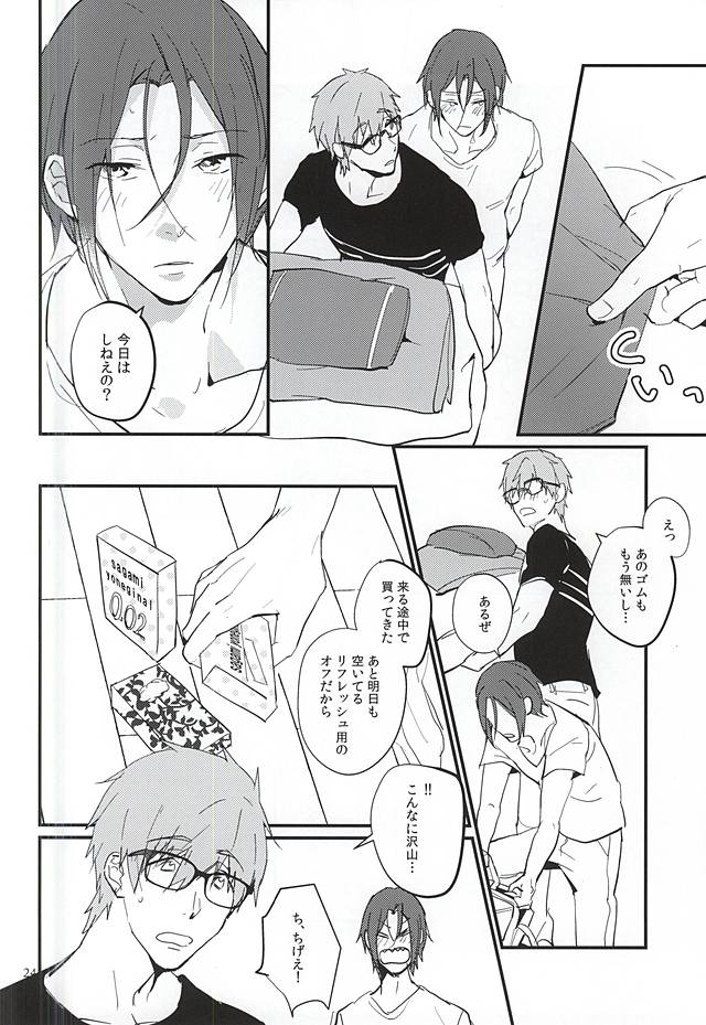 (C88) [Phlodexy (Yamano)] Nido Aru Koto wa 3-do Aru (Free!) page 22 full