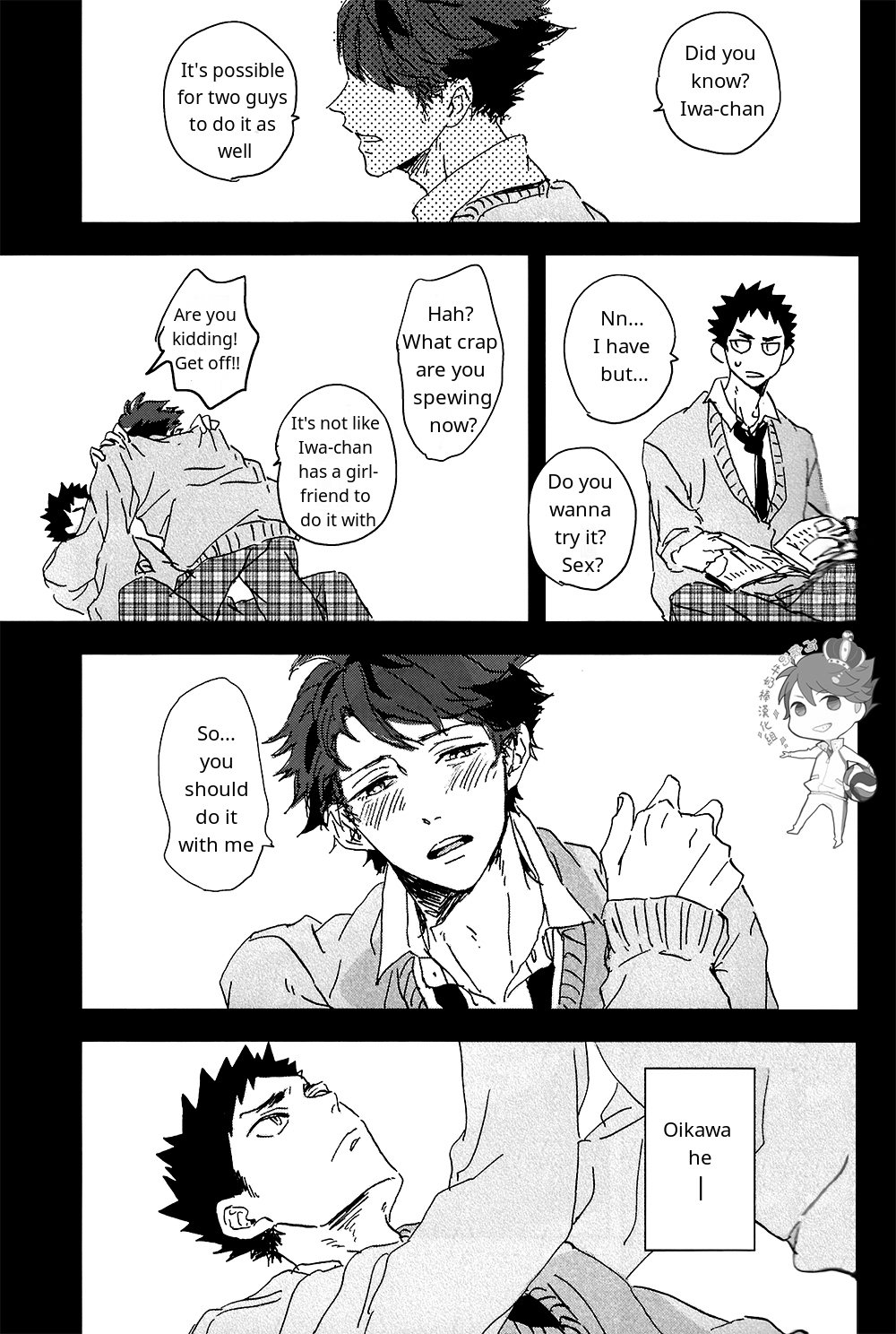 (SUPER23) [CHOCOLATE HOKKE (HOKKE)] SOUR BOY's BITTER BLUES (Haikyuu!!) [English] [Sugarwaterbear] page 23 full