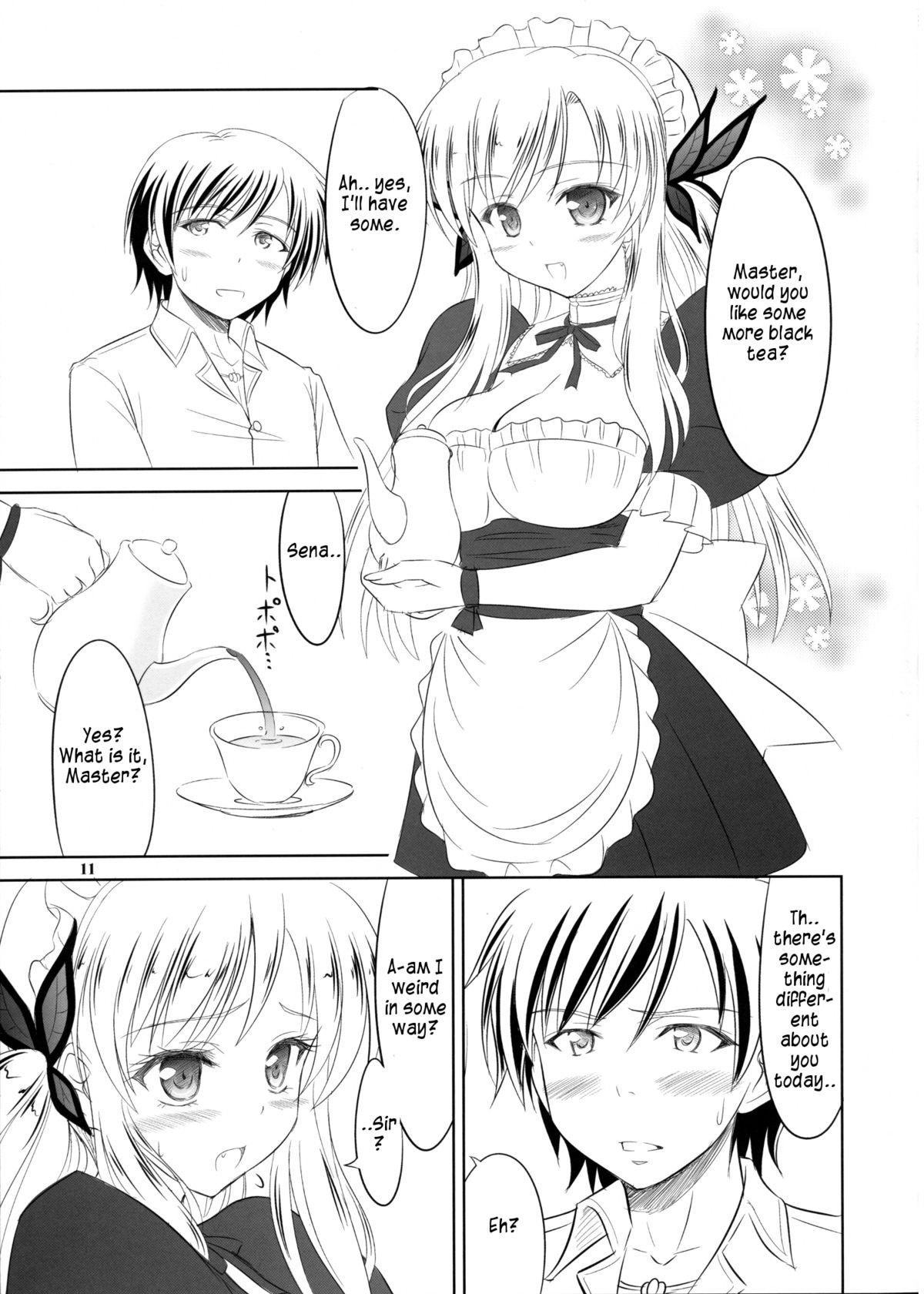 (C81) [KNIGHTS (Kishi Nisen)] Boku wa Sena ni Gohoushi Saretai (Boku wa Tomodachi ga Sukunai) (English) page 10 full