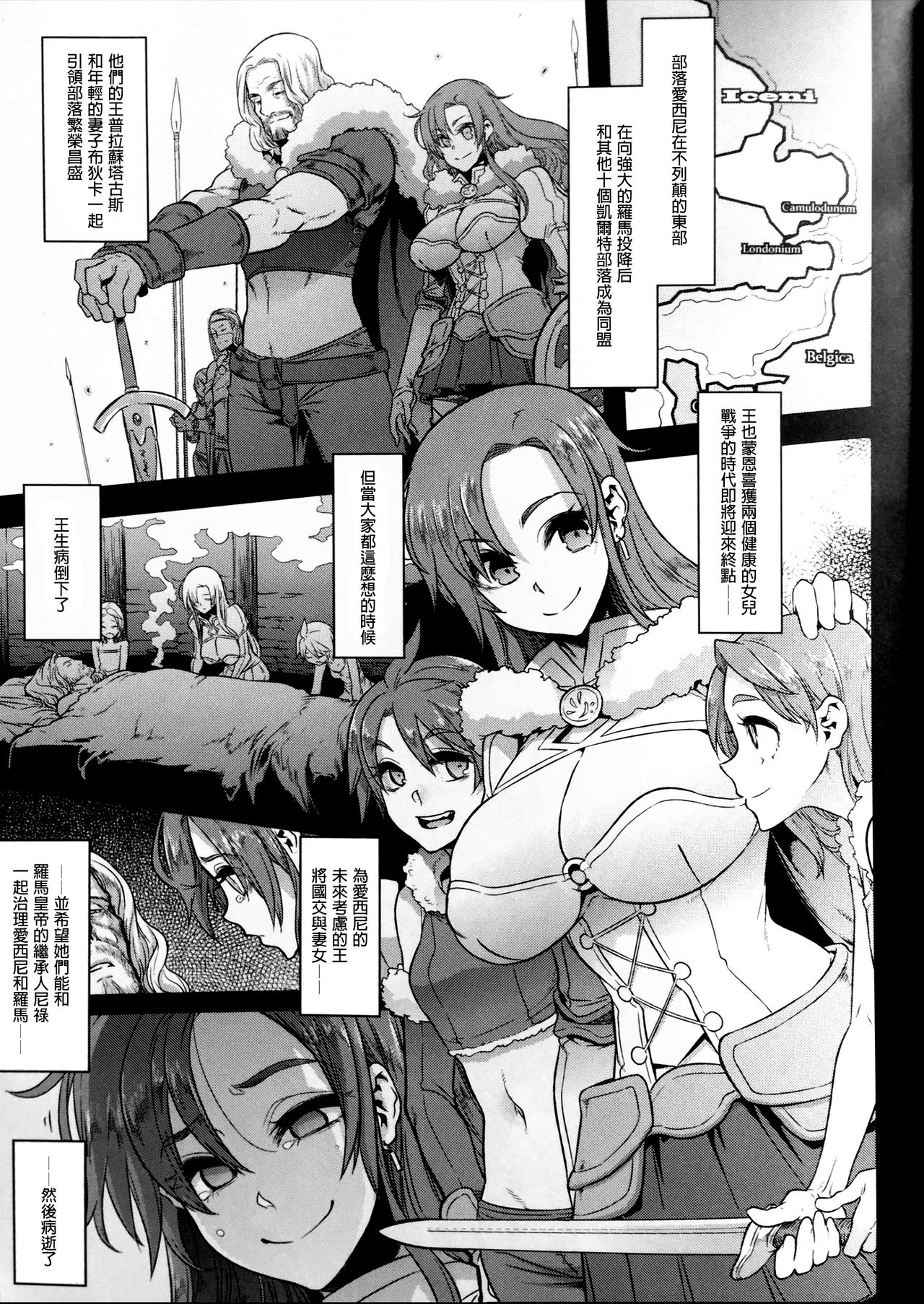 (COMIC1☆13) [DA HOOTCH (ShindoL)] BOUDICA -Yakusoku Sarezaru Shouri no Joou (Fate/Grand Order) [Chinese] [废欲加速汉化] page 3 full