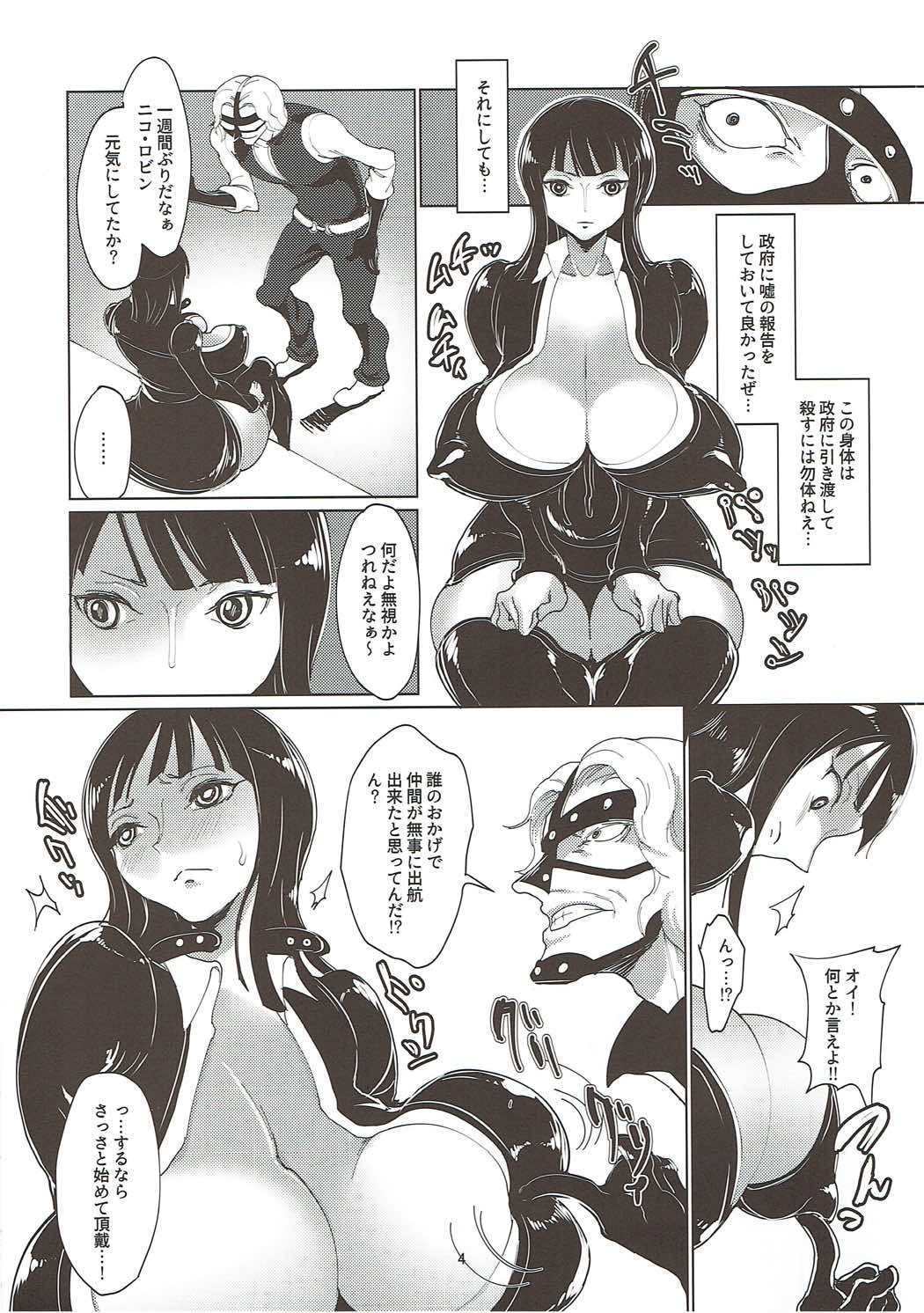 (C92) [REM9 (Hamiltan)] Ore Senyou Chinpo Case Nico Robin (One Piece) page 3 full