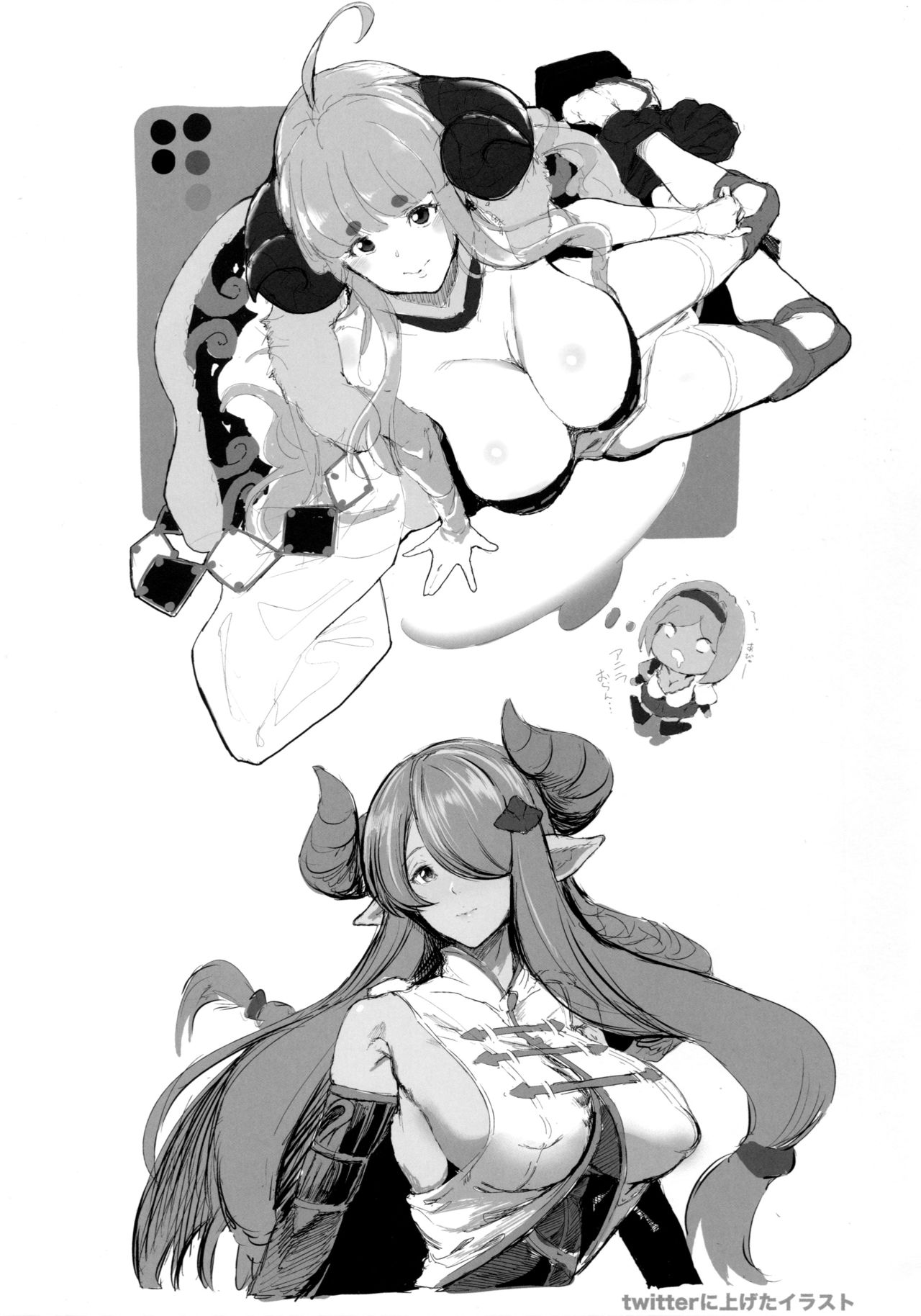 (C91) [viento campanilla (Suzuhane Suzu)] Mesu Elune Toumetsusen (Kari) Ferry & Korwa (Granblue Fantasy) page 8 full