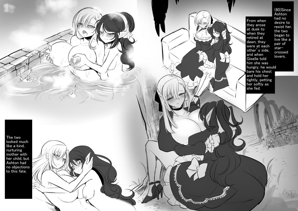 [Kouji] Bishoujo Vampire ni Bonyuu Drink Bar ni Sareru Hanashi | Turned into a Breast Milk Fountain by a Beautiful Vampire [English] [Limonchik11] page 83 full