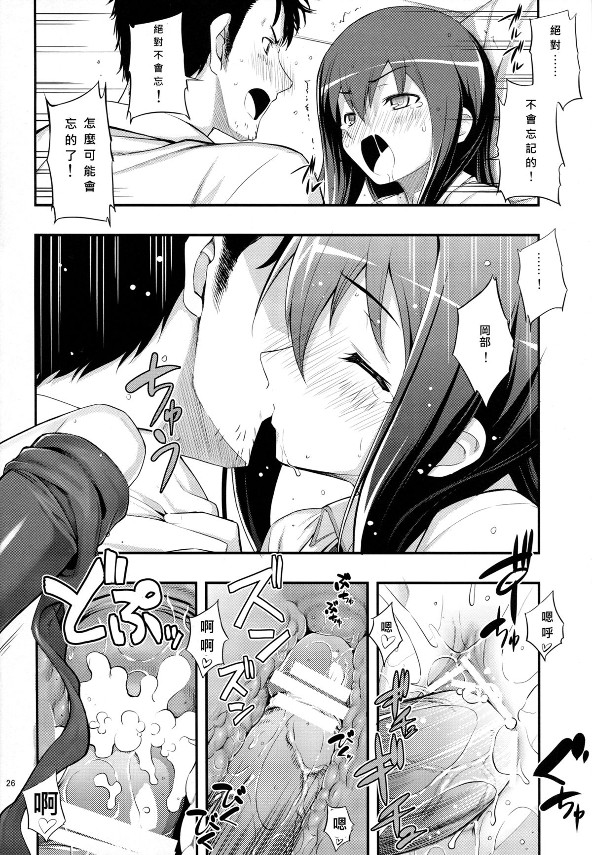 (C80) [RUBBISH Selecting Squad (Namonashi)] RE 14 (Steins;Gate) [Chinese] [月下桜個人漢化] page 26 full