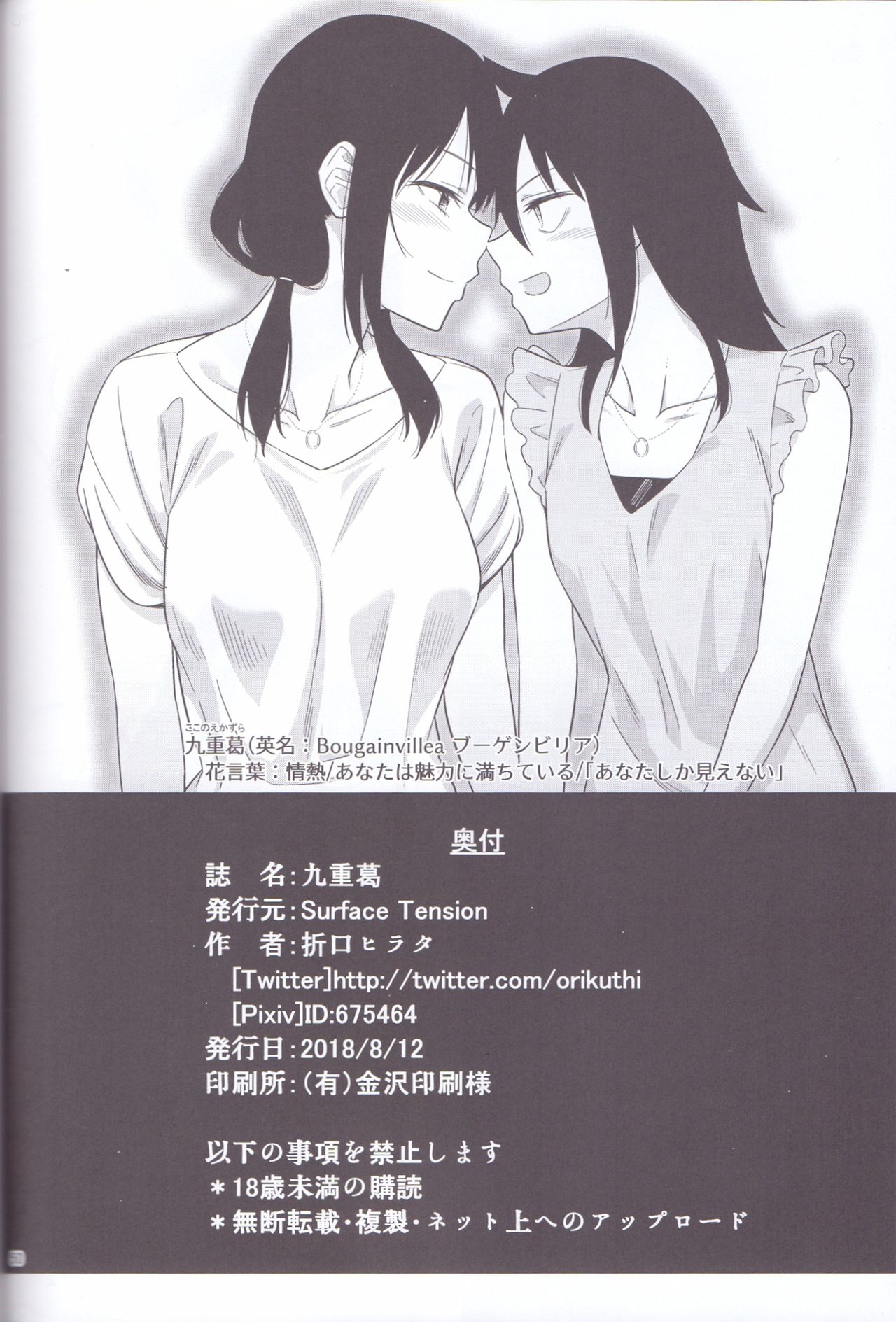 (C94) [Surface Tension (Orikuchi Hirata)] Kokonoe Kazura (Watashi ga Motenai no wa Dou Kangaetemo Omaera ga Warui!) page 48 full