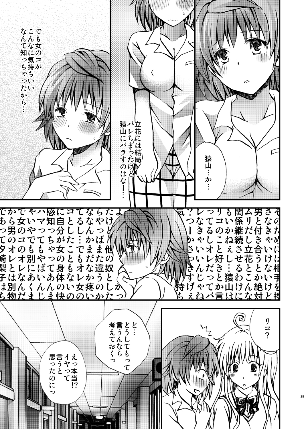 (C80) [Hyogetsu (Momonoki Fum)] Trans Trouble (To Love-Ru) page 29 full