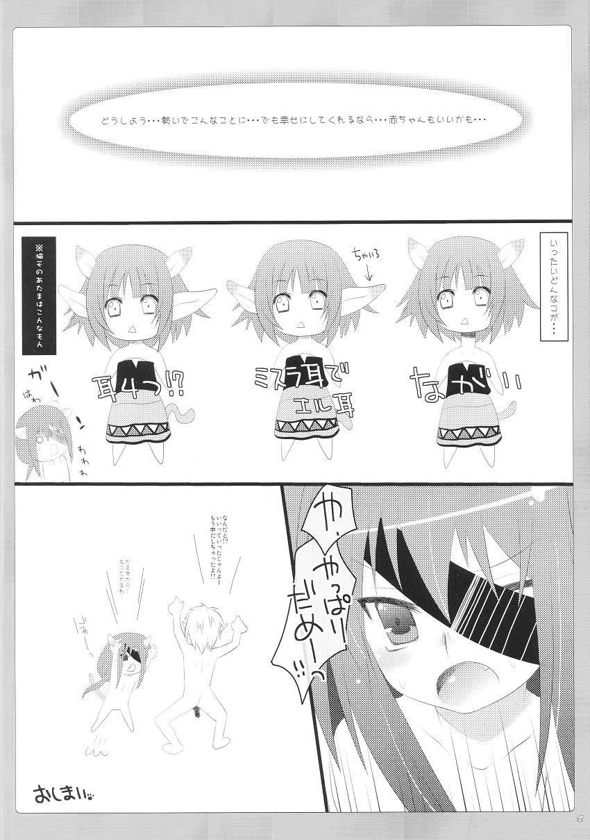 (Merit Point 2!) [AZA+ (Yoshimune)] Chiccha na Neko Pai 2 (Final Fantasy XI) page 21 full