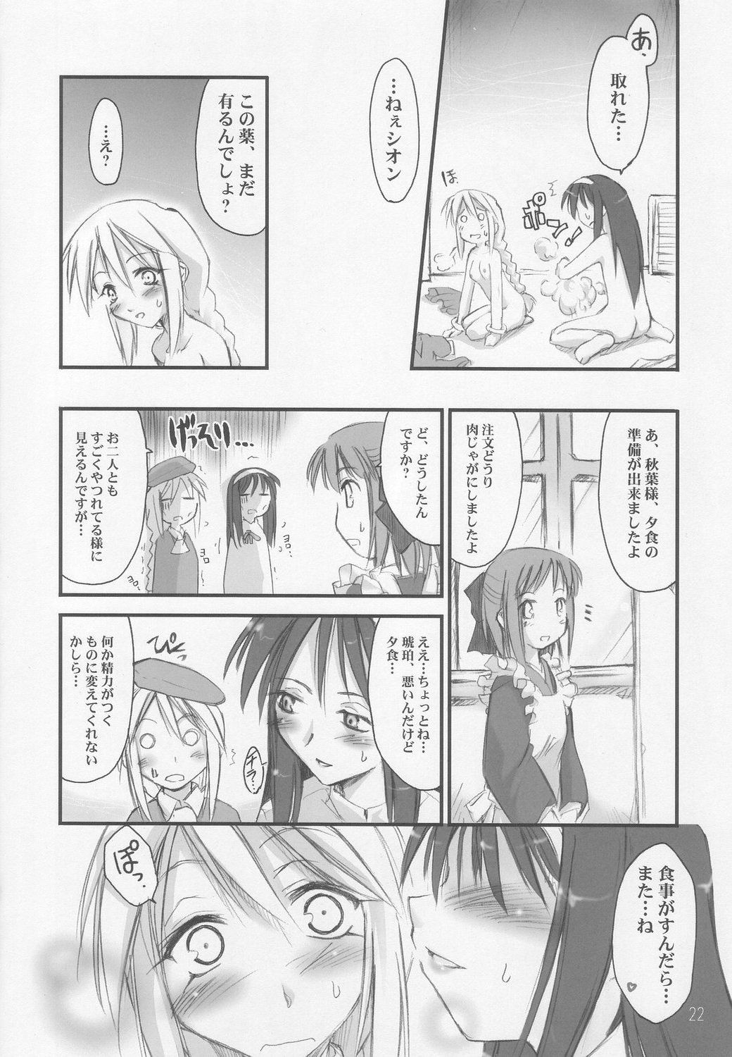 (C64) [Shimoyakedou (Ouma Tokiichi)] Seki Shi (Tsukihime) page 21 full