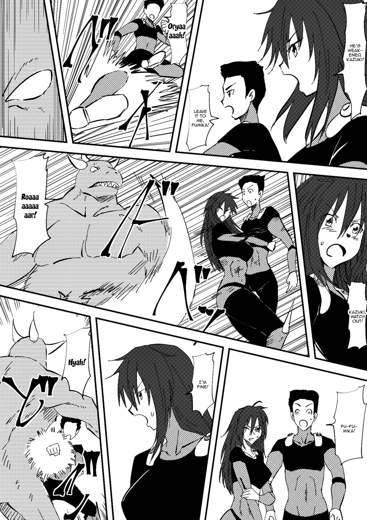 [Mikezoutei] Kaibutsu ni Natta Kanojo | A Monster Girl Became My Girlfriend [English] {Doujins.com} page 2 full