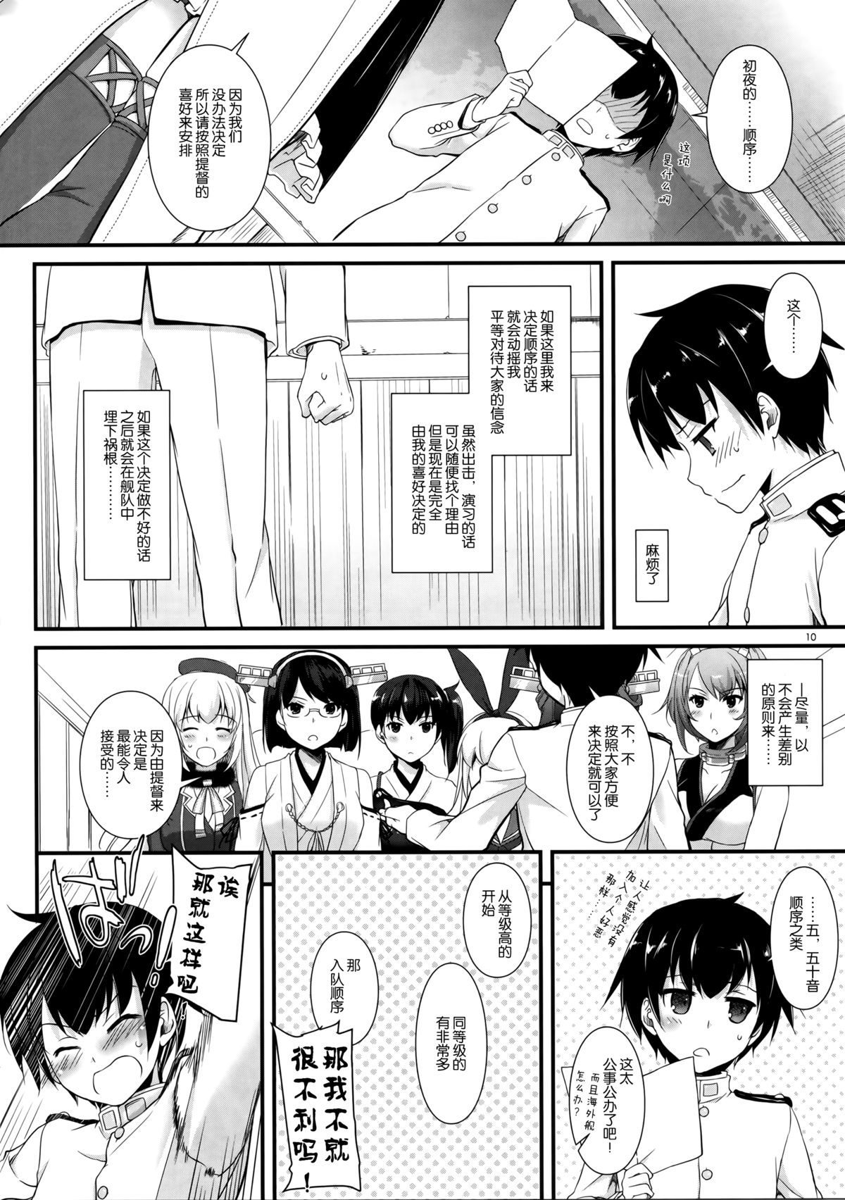 (C87) [Digital Lover (Nakajima Yuka)] D.L. action 90 (Kantai Collection -KanColle-) [Chinese] [屏幕髒了漢化組] page 9 full