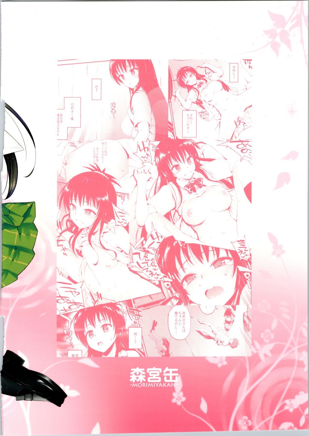 (C86) [Morimiyakan (Morimiya Masayuki)] Hana no Toriko (To LOVE-Ru) page 32 full