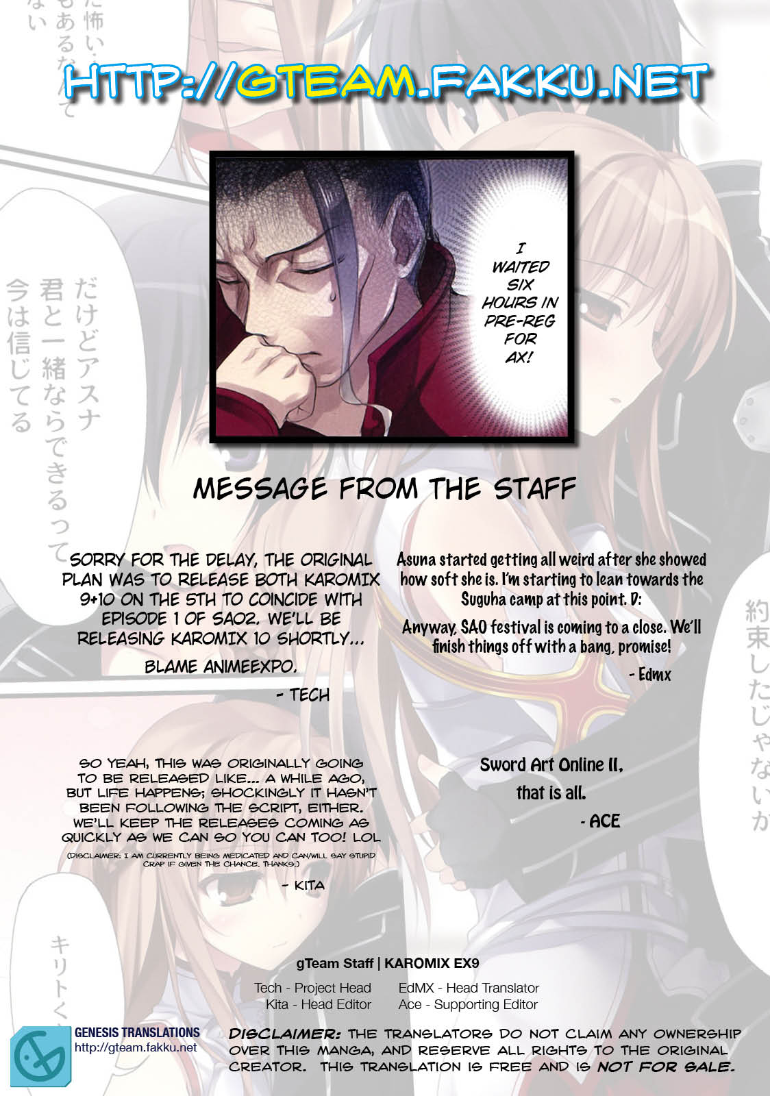 (SC57) [KAROMIX (karory)] KARORFUL MIX EX9 (Sword Art Online) [English] [Genesis Translations] page 20 full