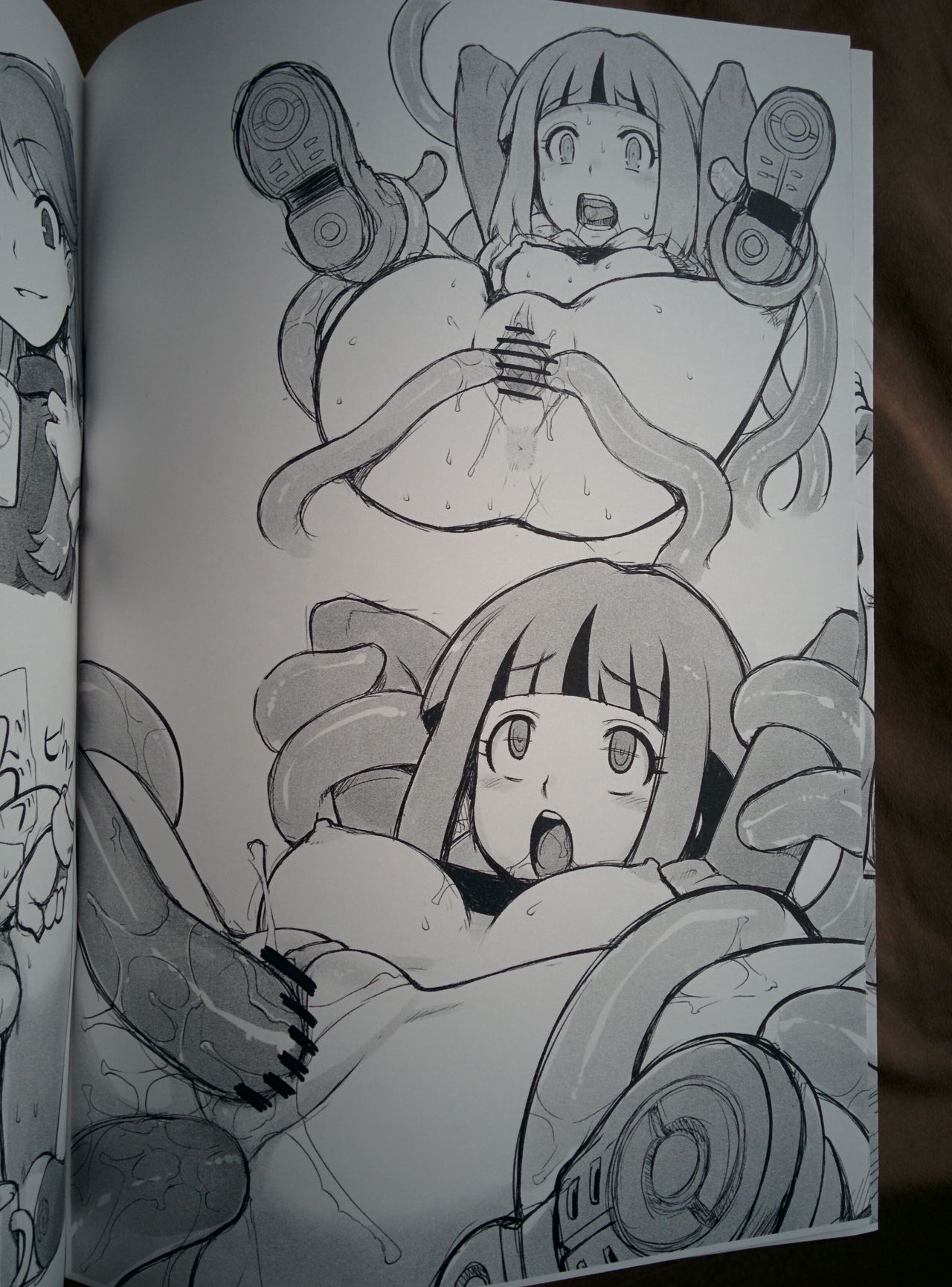 [Choujikuu Yousai Kachuusha (Denki Shougun)] Girigiri Gals BW page 5 full