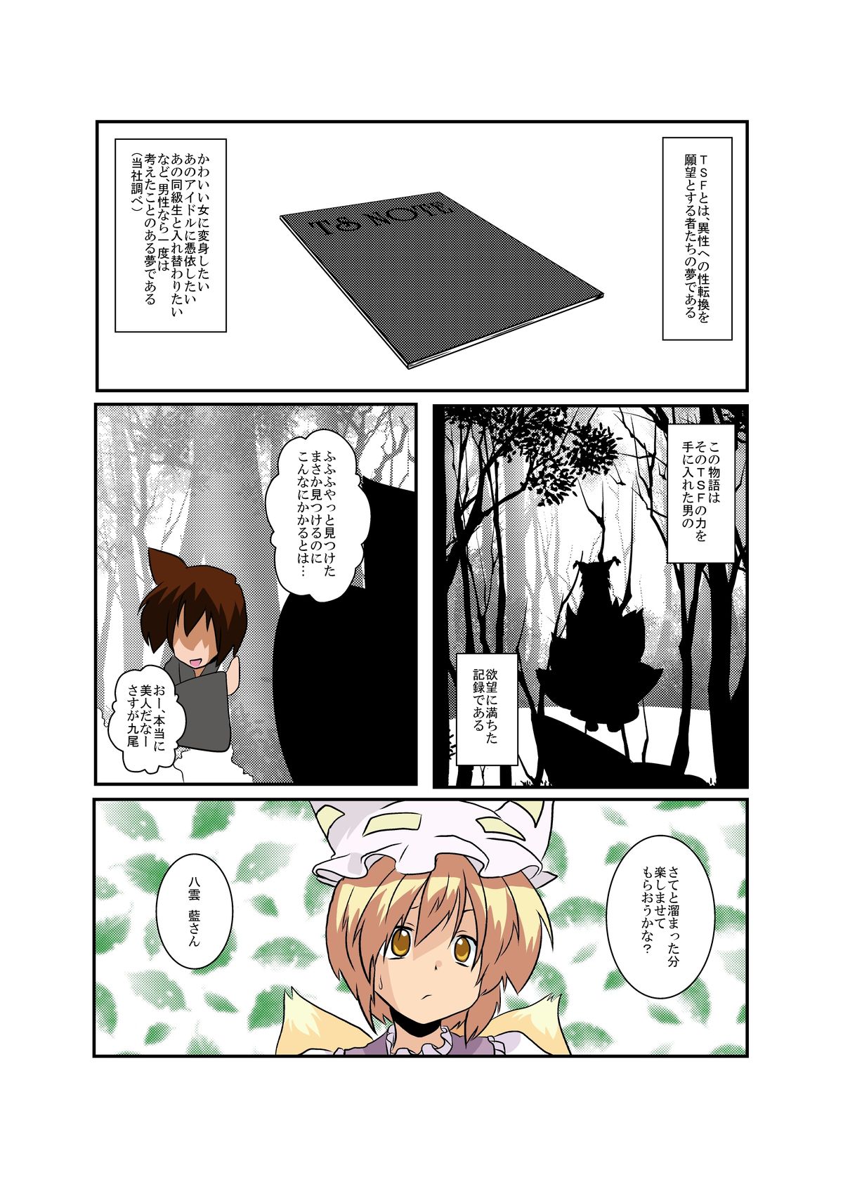 [Ameshoo (Mikaduki Neko)] Touhou TS monogatari ~ ran-hen ~ (Touhou Project) page 4 full