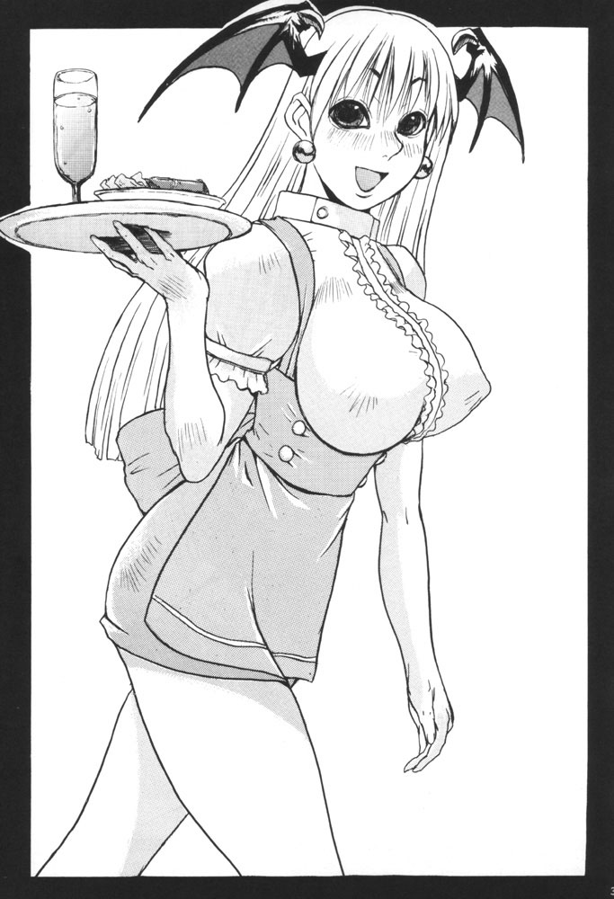 (C60) [Bakunyu Fullnerson (Kokuryuugan)] Immortal Queen (Darkstalkers) page 36 full