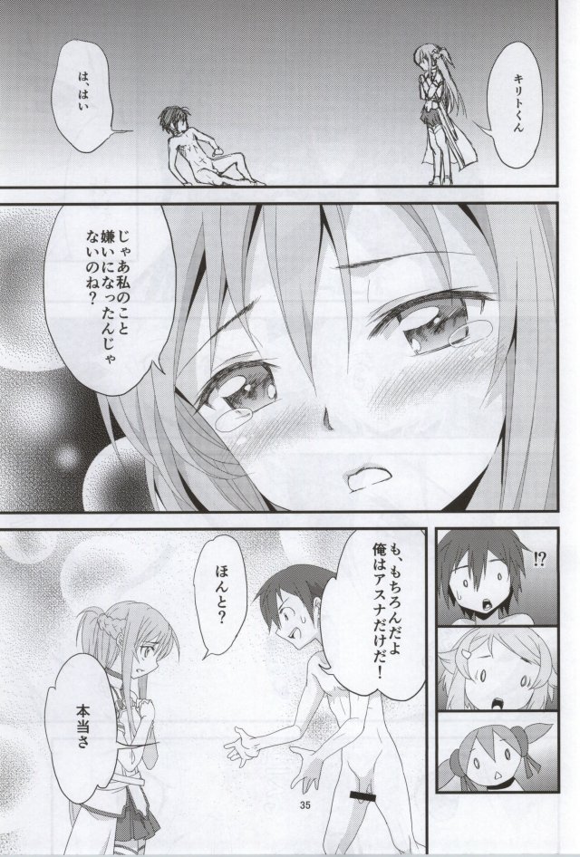 (C86) [Ooitei (Ooi Sakae)] Soto Ahona Onnasuki (Sword Art Online) page 33 full