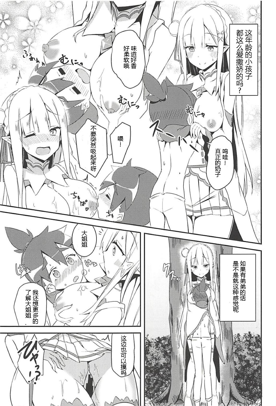 (C94) [Chelsea lip (Minato Yoshihiro)] Majo no nokoriga (Re:Zero kara Hajimeru Isekai Seikatsu) [Chinese] [牛头布个人汉化] page 14 full