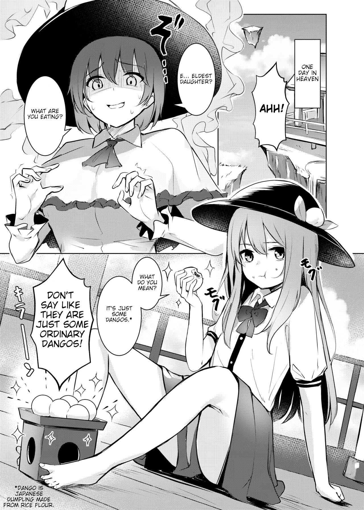 [Bochi Bochi no Ki (Borusiti)] Tenshi-chan ga Iku-san ni Oshioki sareru Hon | A Book where Tenshi-chan Gets Punished by Iku-san (Touhou Project) [English] [Digital] page 4 full