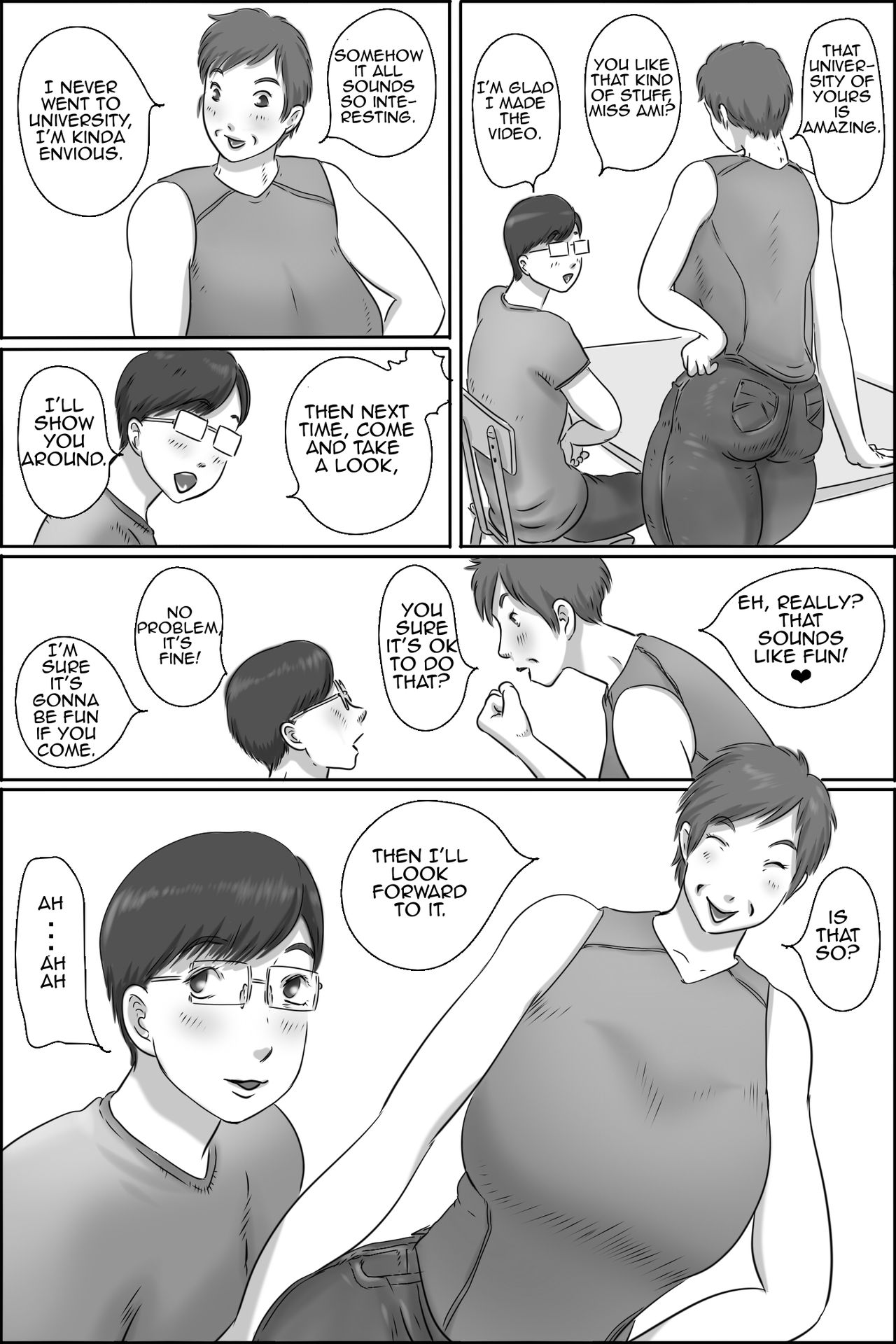 [Zenmai Kourogi] Osana Najimi no Kaa-san ni Onegai Shita Ken | Asking my Friend's Mother for a Favor [English] [Amoskandy] page 17 full
