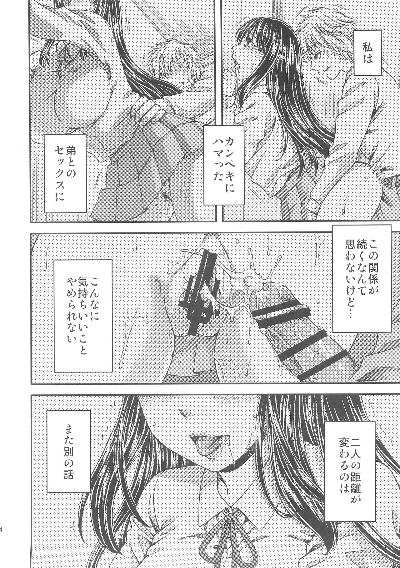 (C89) [catastrophe. (Harusawa)] Wagamama na Ane no Fujitsu na Kajitsu page 25 full