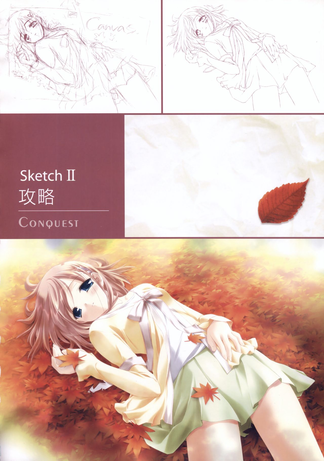 Canvas Sepia iro no motif Visual Fan Book page 52 full