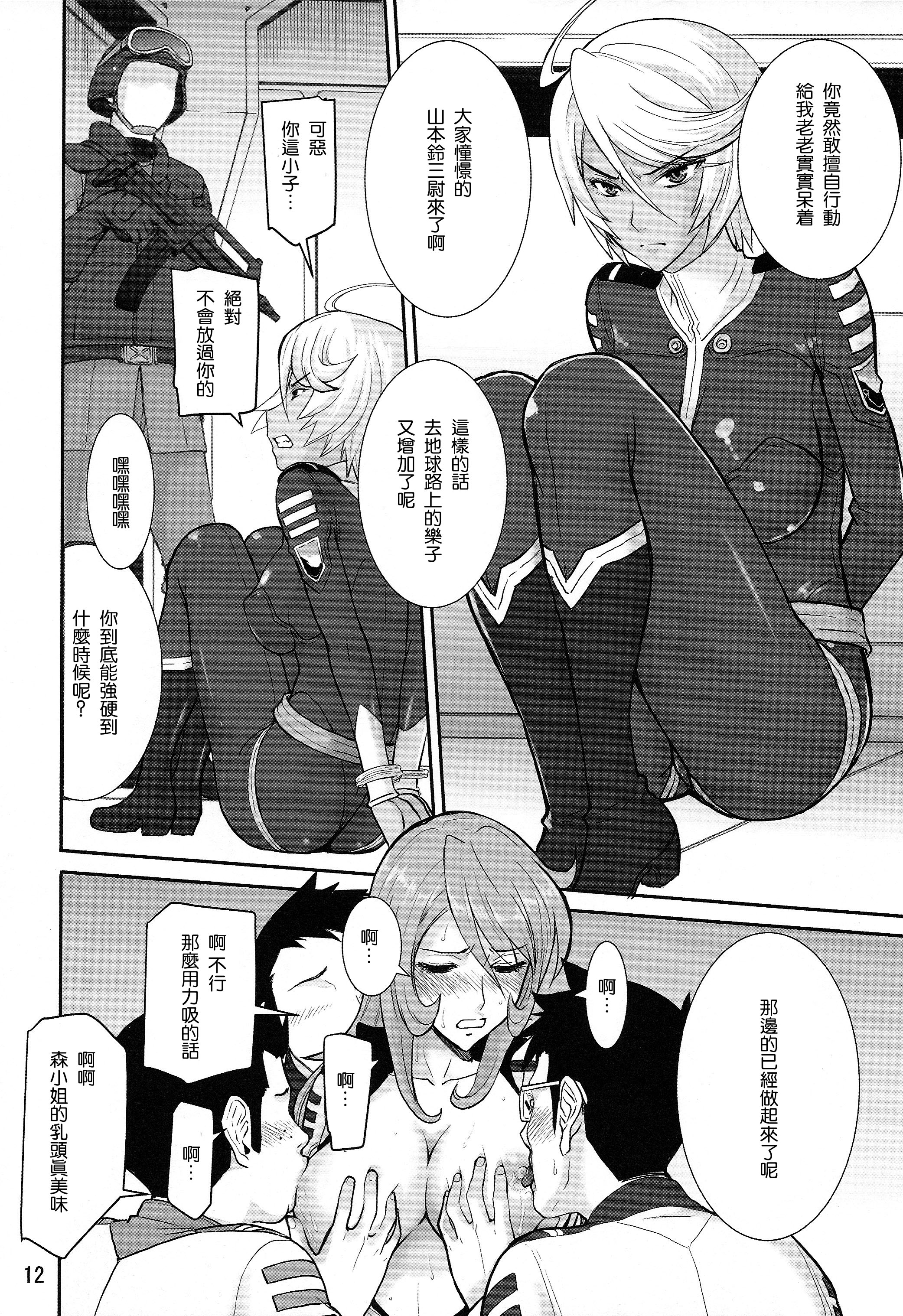 (C84) [High Thrust (Inomaru)] Mori ・ Yamamoto Rinkan (Space Battleship Yamato 2199) [Chinese] [瓜皮汉化] page 11 full