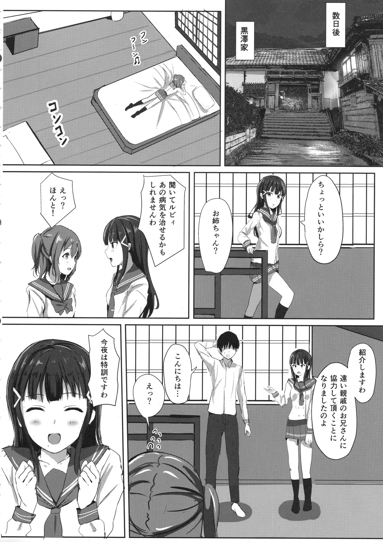 (C93) [Moreriikusu (More)] Kurosawa-san-chi no Houseki Shimai (Love Live! Sunshine!!) page 9 full