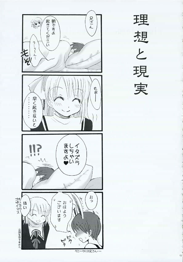 (C69) [73feti (Hinoe Nami)] Dakara Kimi wo Dakishimeta (WILD ARMS the 4th Detonator) page 12 full