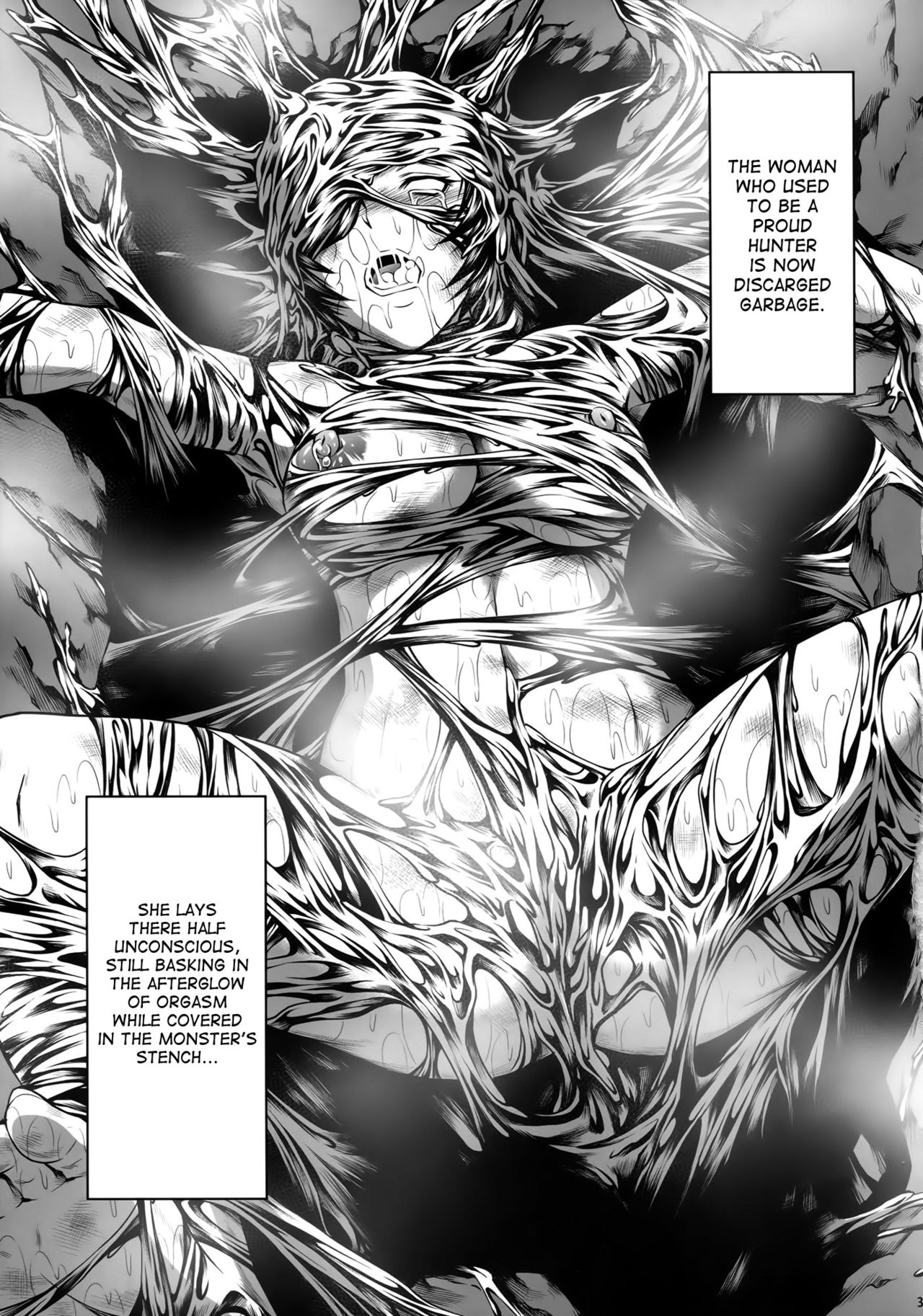 (C91) [Yokohama Junky (Makari Tohru)] Pair Hunter no Seitai Vol. 2-2 (Monster Hunter) [English] [desudesu] page 35 full